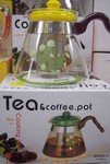  Glass tea Pot w'strainer
