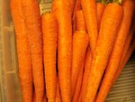 Carrots can be ordered by the pound or by the case