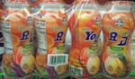 Assi brand Yogo Drink Peach flavor (4pk)